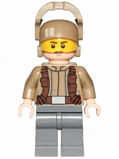 Resistance Trooper - Dark Tan Jacket, Frown, Furrowed Eyebrows