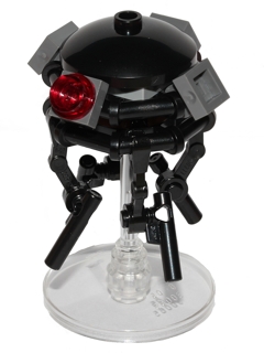 Imperial Probe Droid, Dark Bluish Gray Sensors &#40;Reddish Brown Round Plate Inside&#41;