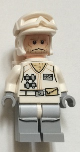 Hoth Rebel Trooper White Uniform &#40;Tan Beard, Backpack&#41;