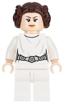 Princess Leia &#40;White Dress, Detailed Belt&#41;