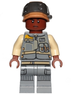 Rebel Trooper, Reddish Brown Head, Helmet with Pearl Dark Gray Band &#40;Corporal Tonc&#41;