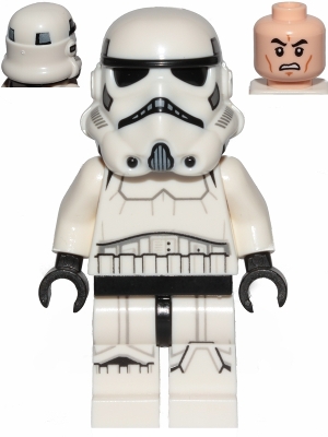 Stormtrooper &#40;Dual Molded Helmet, Gray Squares on Back, Grimacing&#41;