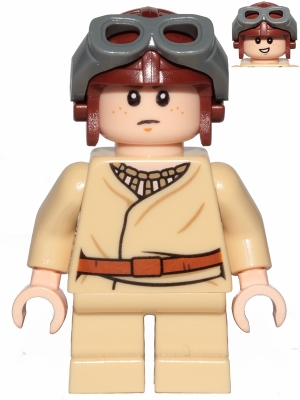 Anakin Skywalker &#40;Short Legs, Reddish Brown Aviator Cap&#41;