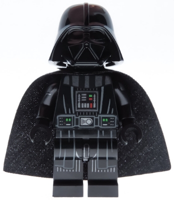 Darth Vader &#40;Printed Arms, Traditional Starched Fabric Cape&#41;