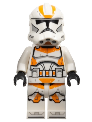 Clone Trooper, 212th Attack Battalion &#40;Phase 2&#41; - White Arms, Dirt Stains, Nougat Head, Helmet with Holes