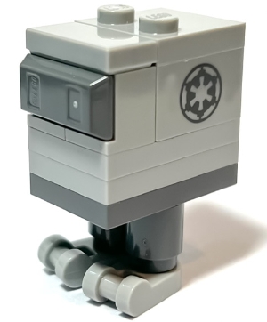 Gonk Droid &#40;GNK Power Droid&#41;, Light Bluish Gray Body and Feet, Imperial Logo