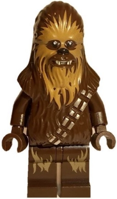 Chewbacca - Dark Brown, Medium Nougat Face Fur, Dark Tan Leg Fur