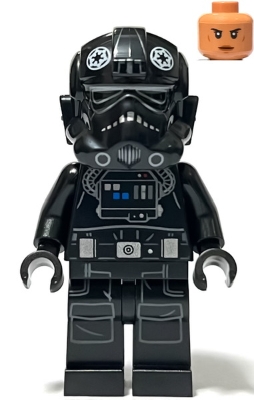 Imperial TIE Fighter / Interceptor Pilot - Female, Nougat Head