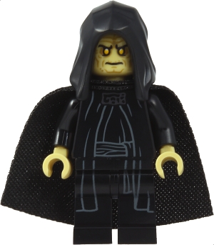 Emperor Palpatine - Spongy Cape, Hood Basic, Yellow Eyes