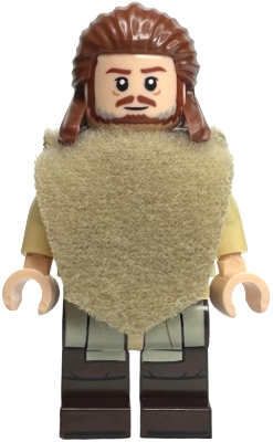 Qui-Gon Jinn - Dark Brown Legs, Poncho (Undetermined Type)