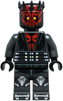 Darth Maul - Printed Legs with Silver Armor, Eyes without Black Pupils