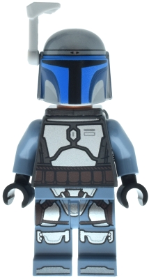 Jango Fett - Nougat Head, Plain Arms, Helmet with Black Detail Lines on Right Side