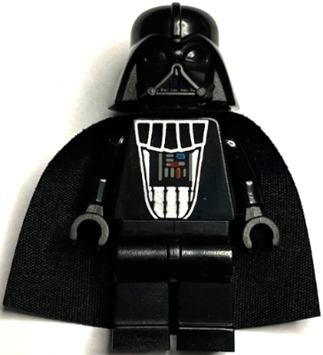 Darth Vader - Light Gray Head, Silver Torso Armor with Dark Gray Chest Panel