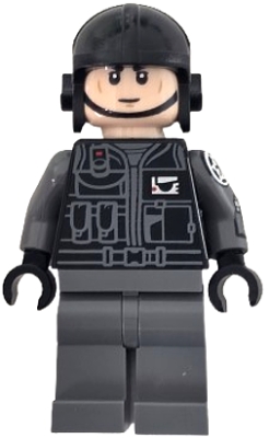 Imperial Shuttle Pilot - Light Nougat Head, Black Aviator Cap