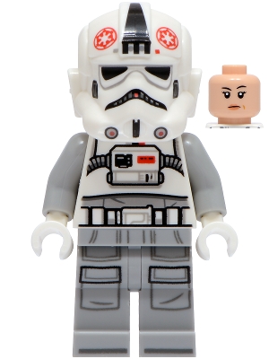 AT-AT Driver - White and Light Bluish Gray Suit