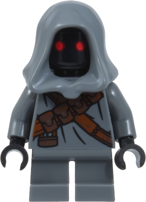 Jawa - Dark Bluish Gray Offworld Outfit, Straps with Pouches