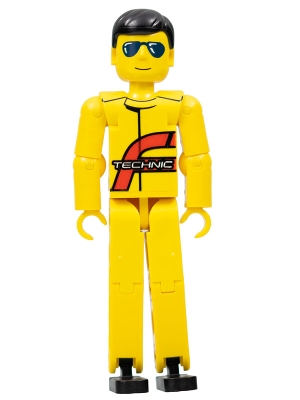 Technic Figure Yellow Legs, Yellow Top (Power Puller Driver)