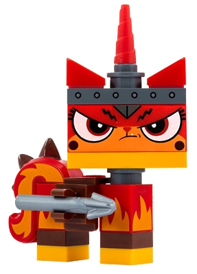 Unikitty / Warrior Kitty, with Harpoon, Small Pupils