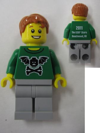 LEGO Brand Store Male, Bat Wings and Crossbones - Beachwood
