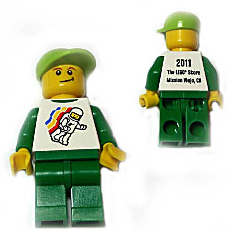 LEGO Brand Store Male, Classic Space Minifigure Floating - Mission Viejo
