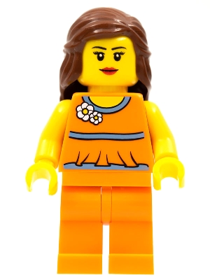 LEGO Brand Store Female, Orange Halter Top - Vancouver