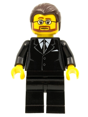 LEGO Brand Store Male, Black Suit &#40;no back printing&#41; {Saarbrücken, So Ouest}