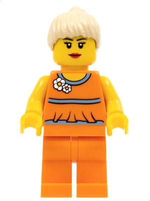 LEGO Brand Store Female, Orange Halter Top &#40;no back printing&#41; {Saarbrücken}