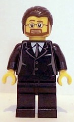 LEGO Brand Store Male, Black Suit - Peabody
