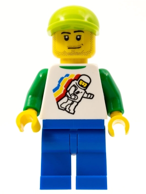 LEGO Brand Store Male, Classic Space Minifigure Floating - &#40;no back printing&#41; {Manchester}