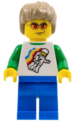 LEGO Brand Store Male, Classic Space Minifigure Floating &#40;no back printing&#41; {Sheffield}