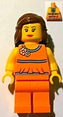 LEGO Brand Store Female, Orange Halter Top - Alpharetta