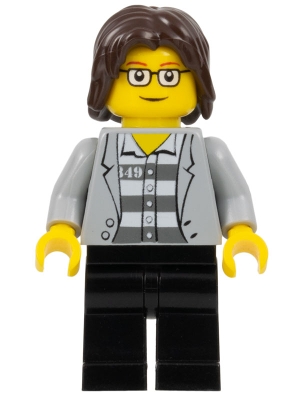 LEGO Brand Store Male, Jail Prisoner Jacket over Prison Stripes &#40;no specific back printing&#41; {Leeds}