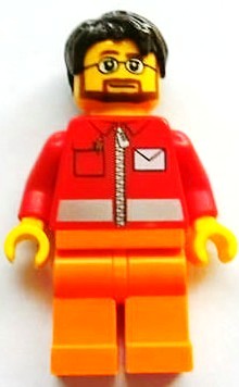 LEGO Brand Store Male, Post Office White Envelope and Stripe - Toronto Yorkdale