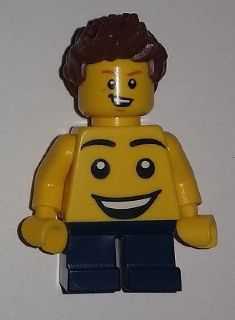 LEGO Brand Store Boy, Large Smiley Face Torso, Short Legs &#40;no back printing&#41; - LEGO Store at KidsFest