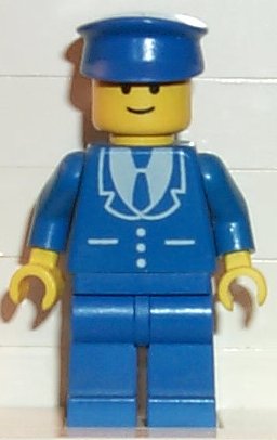 Suit with 3 Buttons Blue - Blue Legs, Blue Hat