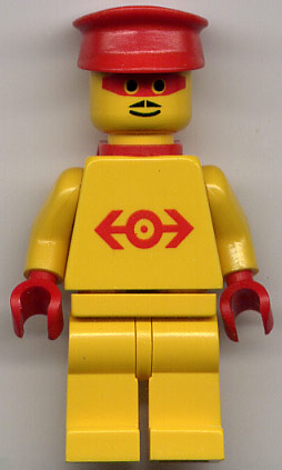 LEGO Loco Super Station Master with Red Plastic Cape