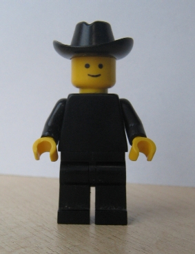 Patron - Black Torso &#40;without Torso Sticker&#41;, Black Legs, Black Cowboy Hat