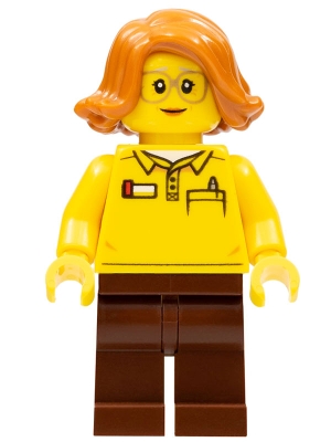Female, Toy Store Worker &#40;LEGO logo on reverse of torso&#41;