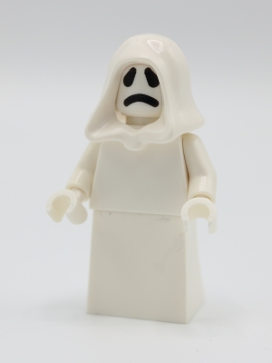 Ghost with White Hood and White Lower Body Skirt