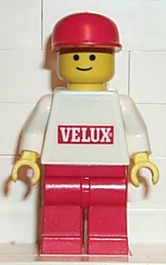 Cameraman - Red Torso, White Legs, White Cap
