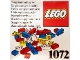 Original Box No: 1072  Name: Supplementary LEGO Set