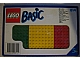 Lot ID: 407436826  Original Box No: 814  Name: Baseplates, Green, Red and Yellow