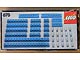 Original Box No: 876  Name: Blue Beams with Connector Pegs