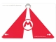 Part No: 111213 Name: Plastic Sail 15 x 10 with Red and White Triangles and Super Mario Logo Capital Letter M in Circle Pattern Part No: 111213 Name: Plastic Sail 15 x 10 with Red and White Triangles and Super Mario Logo Capital Letter M in Circle Pattern
