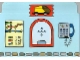 Part No: 4170201  Name: Plastic Backdrop for Sets 3327 / 9125 - Duplo Train Station Ticket Window