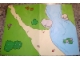 Part No: 42638  Name: Plastic Playmat Duplo, with River Pattern from Set 3612 (32x42cm)