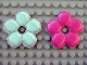 Part No: 46679  Name: Clikits, Icon Accent Cloth Puffy Flower 5 Petals 4 1/8 x 4 1/8