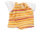 Part No: 61207  Name: Duplo, Doll Cloth T-Shirt with Horizontal Stripes and White Sleeves Pattern