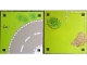 Part No: 6199522  Name: Paper Playmat Friends Heartlake City, Double-Sided, Curve #2 / Grass with white Fence (853671)