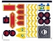 Part No: 72039stk01  Name: Sticker Sheet for Set 72039 - (10112567/6540132)